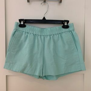 JCrew Mint Pull on Shorts